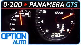 ★ 0-200 km/h • Porsche Panamera GTS (Option Auto)