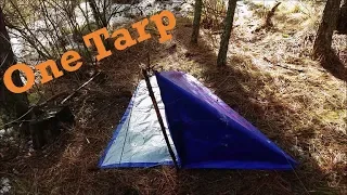 How to Make a Floored Tent With One Tarp