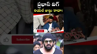 ప్రభాస్ ది విగ్గా? ఒరిజినల్ జుట్టునా.. Prabhas Wig Video #viral #prabhas #trending #shorts #short