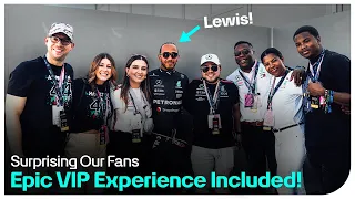 Surprising Lucky Mercedes Fans With VIP F1 Paddock Passes!