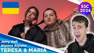 Teresa and Maria Reaction - Jerry Heil and Alyona | 🇺🇦 Ukraine Eurovision 2024