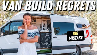 6 Things We HATE About Our Custom Camper Van Build | Van Life