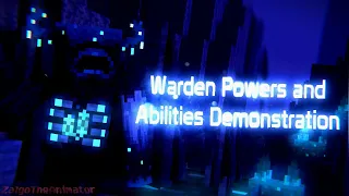 Warden Powers And Abilities Demonstration | Minecraft Wild Update Animation