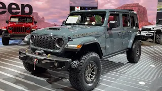 Refreshed 2024 JEEP Wrangler Rubicon 392 First Look in 4K -at New York Auto Show 2023