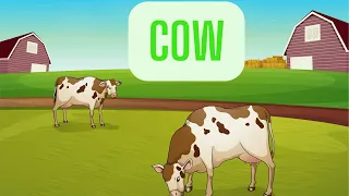 Farm Animals Names and Sounds for Kids | Learning Farm Animal Names and Sounds for Children