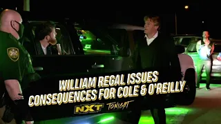 William Regal issues consequences for Adam Cole and Kyle O'Reilly (Full Segment)