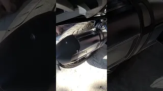 BMW R1200 GS exhaust stock , and akrapovic sound