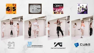 소속사별 걸그룹 댄스 1부 [SM, YG, JYP, CUBE] (1997~2009) | 안무 거울모드 MIRROR MODE