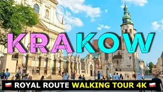 Poland KRAKOW 2023 - Krakow 4K Walking Tour in the Stunning Old Town - part II