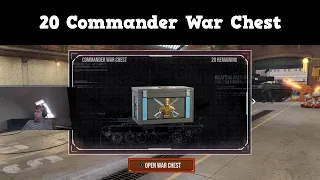 Opening 20 Commander War Chests - WoT Modern Armor