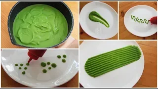 How to make a pea purée / Restaurant style recipe / 如何制作豌豆泥 /