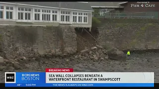 Seawall collapses under Swampscott restaurant