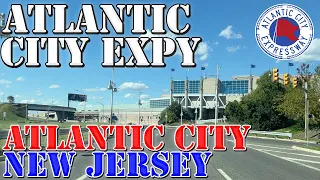 Atlantic City Expressway FULL Route - Atlantic City to Philadelphia Area - 4K Highway Drive