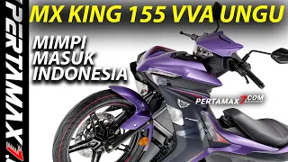 Detail Yamaha MX KING 155 VVA Warna Ungu 2024 ABS Y16ZR Terbaru🦆Mimpi Masuk Indonesia #mxking155vva