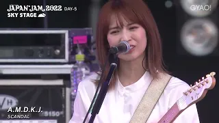 SCANDAL - A.M.D.K.J Japan Jam 2022 Sky Stage - Day-5