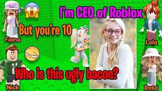🥓 TEXT TO SPEECH 🥓 I'm A Bacon Became The CEO Of Roblox 🥓 Roblox Story #539