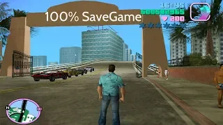 How to Save Game in GTA Vice City | Gta VC 100% Save Game | Complete all Mission