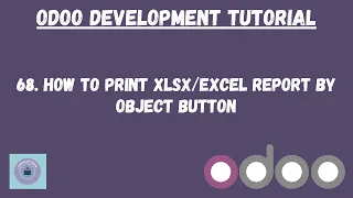 How to create xlsx/excel report from Form view by object button in odoo | odoo tutorial in Hindi