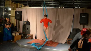 Bongoeventbar at Faiza Tribal / Ирина Гомон/ Aerial silks / Воздушные полотна Киев / Центр Ирис