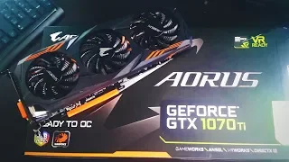 Gigabyte GeForce GTX 1070 Ti Aorus 8GB DDR5 || Unboxing