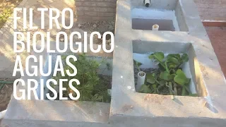 Filtro Biologico Para Aguas Grises// Huerto en casa//Manos de tierra