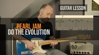 PEARL JAM - "Do The Evolution" Guitar Lesson | Stone Gossard