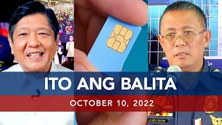 UNTV: Ito Ang Balita | October 10, 2022