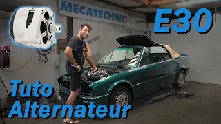 Restauration & Tutos BMW E30 | Remplacement alternateur