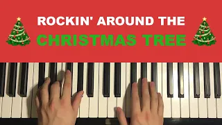 How To Play - Rockin' Around The Christmas Tree (Piano Tutorial Lesson)