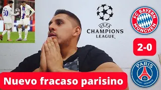 ADIÓS MESSI Y MBAPPÉ | Reacciones Bayern Múnich (3)2-0(0) PSG | Champions League