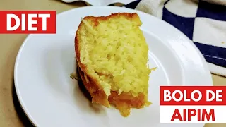 Bolo Diet de mandioca - Zero Açúcar - Muito Fácil de Fazer