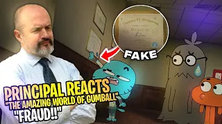 School Principal Reacts - The Amazing World of Gumball S3E11 "The Fraud" TAWOG Reaction Video