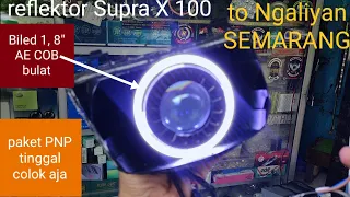 reflektor Supra X 100 Biled 1,8" AE COB bulat sinar otomotif