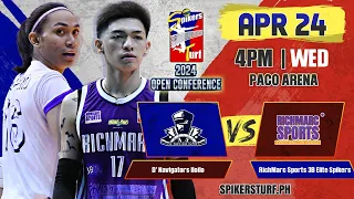 D'NAVIGATORS VS RICHMARC | SPIKERS TURF OPEN CONFERENCE 2024 | APRIL 24, 2024 | 4PM | PACO ARENA