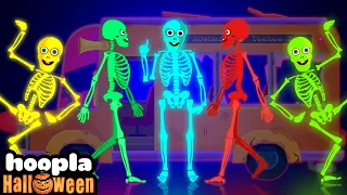 Skeleton Wheels On The Bus Song + Spooky Scary Skeletons by @TeeHeeTown on Hoopla Halloween