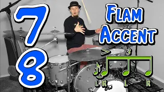 7/8 Flam Accent Groove