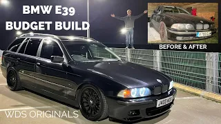 £500 BUDGET BUILD BMW E39 TRANSFORMATION IN 10 MINUTES - WDS ORIGINALS.