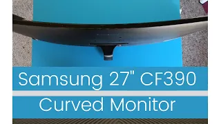 Samsung 27 inch CF390 Curved Monitor Review - Most affordable curved monitor | C27F390