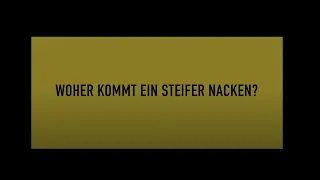 Steifer Nacken ? Was nun?