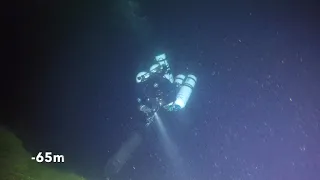 FIAT 18BL wreck, Lake Garda, deep diving