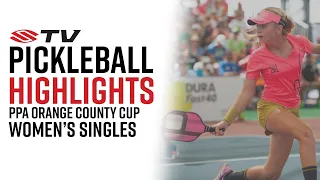 Anna Leigh Waters' Perfect Backhand Pickleball Highlight - Orange County Cup Women's Singles