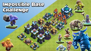 Ultimate Defense Formation Challenge | All Troops | Finding The Best Ground Troop | Clash of Clans