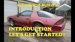 1985 IROC-Z BUILD #1. Introduction - Let's get started on the build! Spelab Review