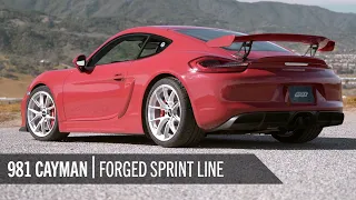 Porsche 981 Cayman GT4 on EC-7RS & VS-5RS Wheels