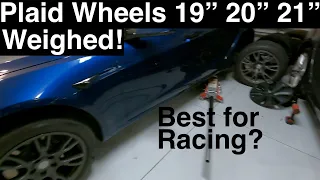 Tesla Plaid Wheels & Tires: 19" Pirellis vs 21" Michelins vs 20" Nittos.  Weighed with Full Specs!