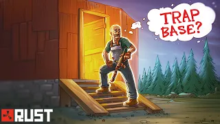 TRAPPING A RUST STREAMER and A RACIST - Rust Trap Base