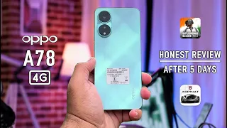 Oppo A78 Review After 5 Days Of Usage | Best *50MP CAMERA* Phone ? Honest Review | HINDI 🔥