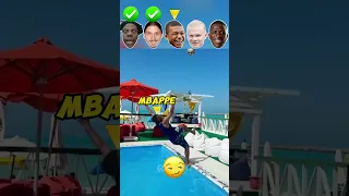 Funny Bicycle Kick Challenge 😂🌊 #soccer #zlatan #mbappe #vini #Haaland #trending #ishowspeed #funny