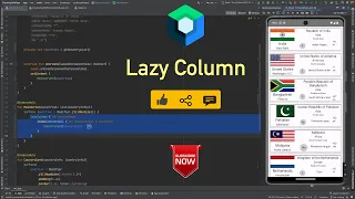 Jetpack Compose  - 21, Lazy Column for easy scrolling