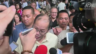 Aquino reacts to Enrile's claims on Martial Law